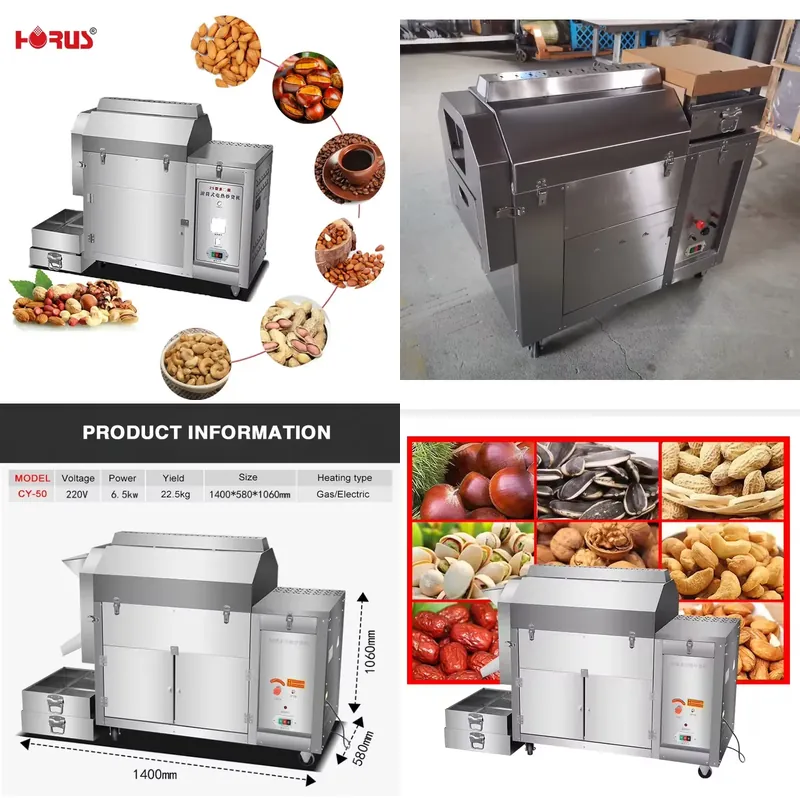 Coffee Bean - Tostadora Comercial Automática Eléctrica Horus 2026