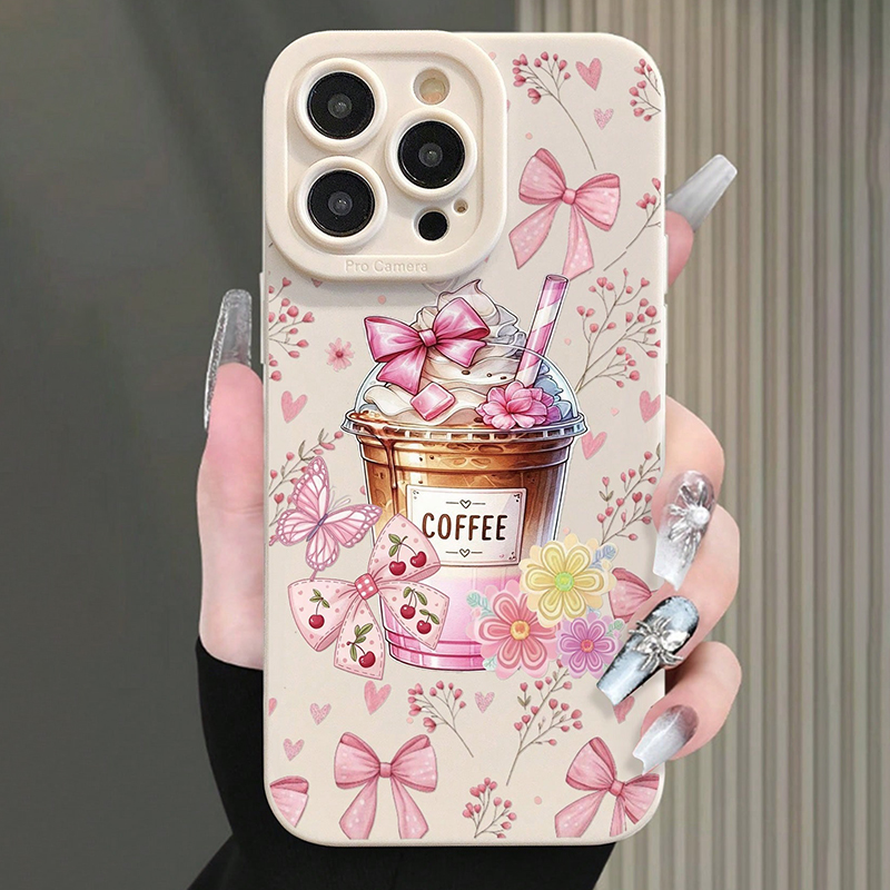 Coffee Plus Tea - Funda para Teléfono con Estampado de