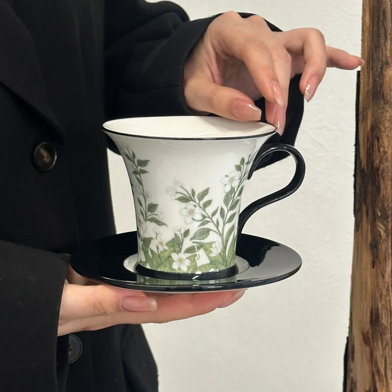 Coffee Jasmine Tea - Juego de Taza y Plato de