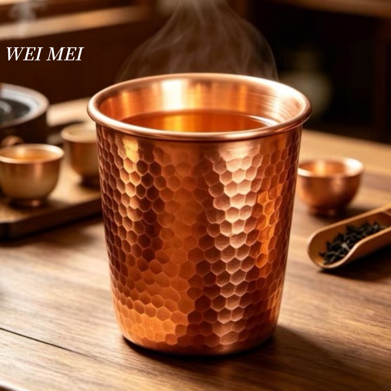 Coffee Tea Friends - Taza de Café de Cobre Hecha