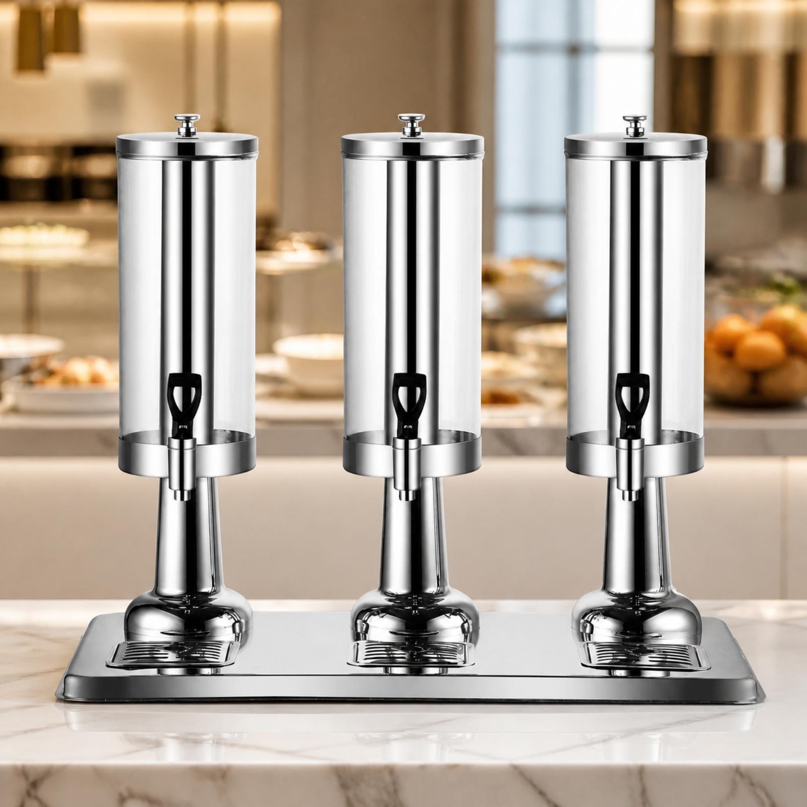Juice Tea Coffee - Dispensador de Bebidas de Triple Grifo