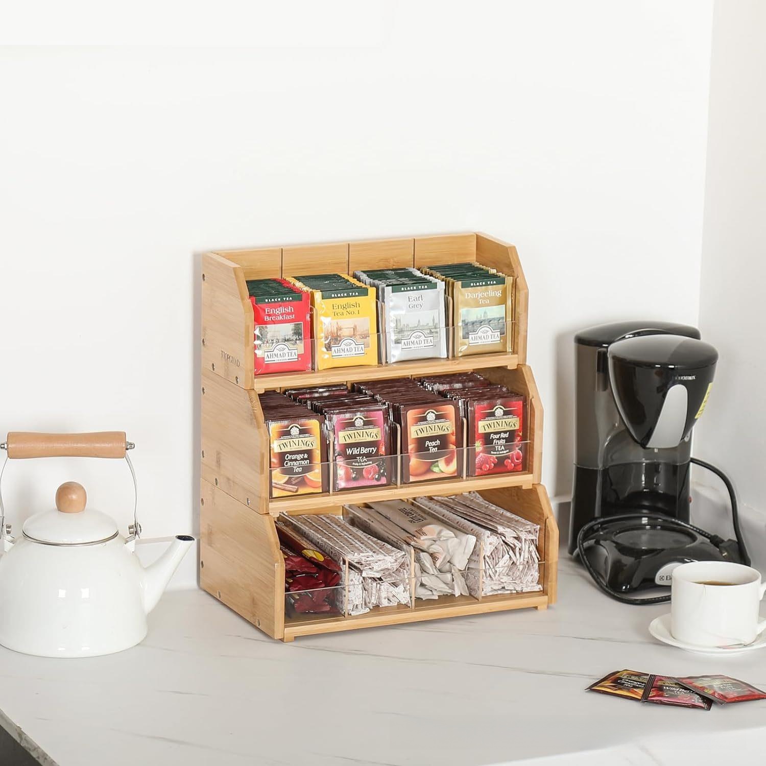 Coffee Tea Station - Caja de Almacenamiento de Bolsitas de