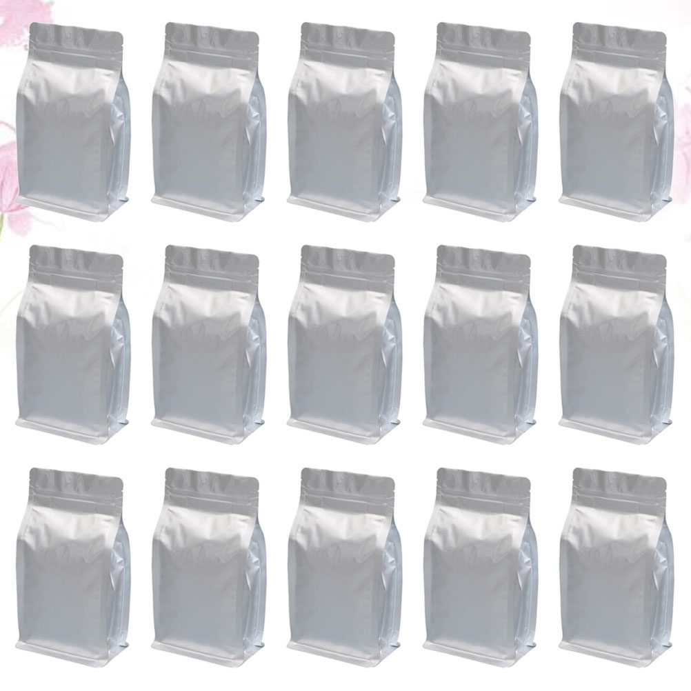 Coffee Bean - Bolsa autosellable de 20 piezas, 24x14x6cm,