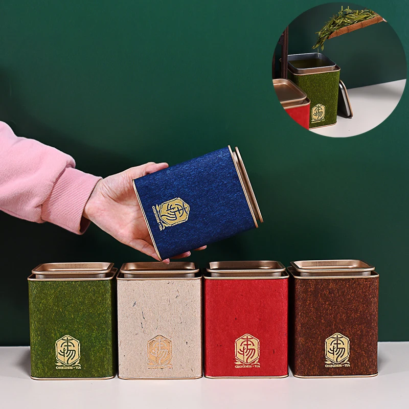 Coffee Jasmine Tea - Contenedores de lata para té, tarro