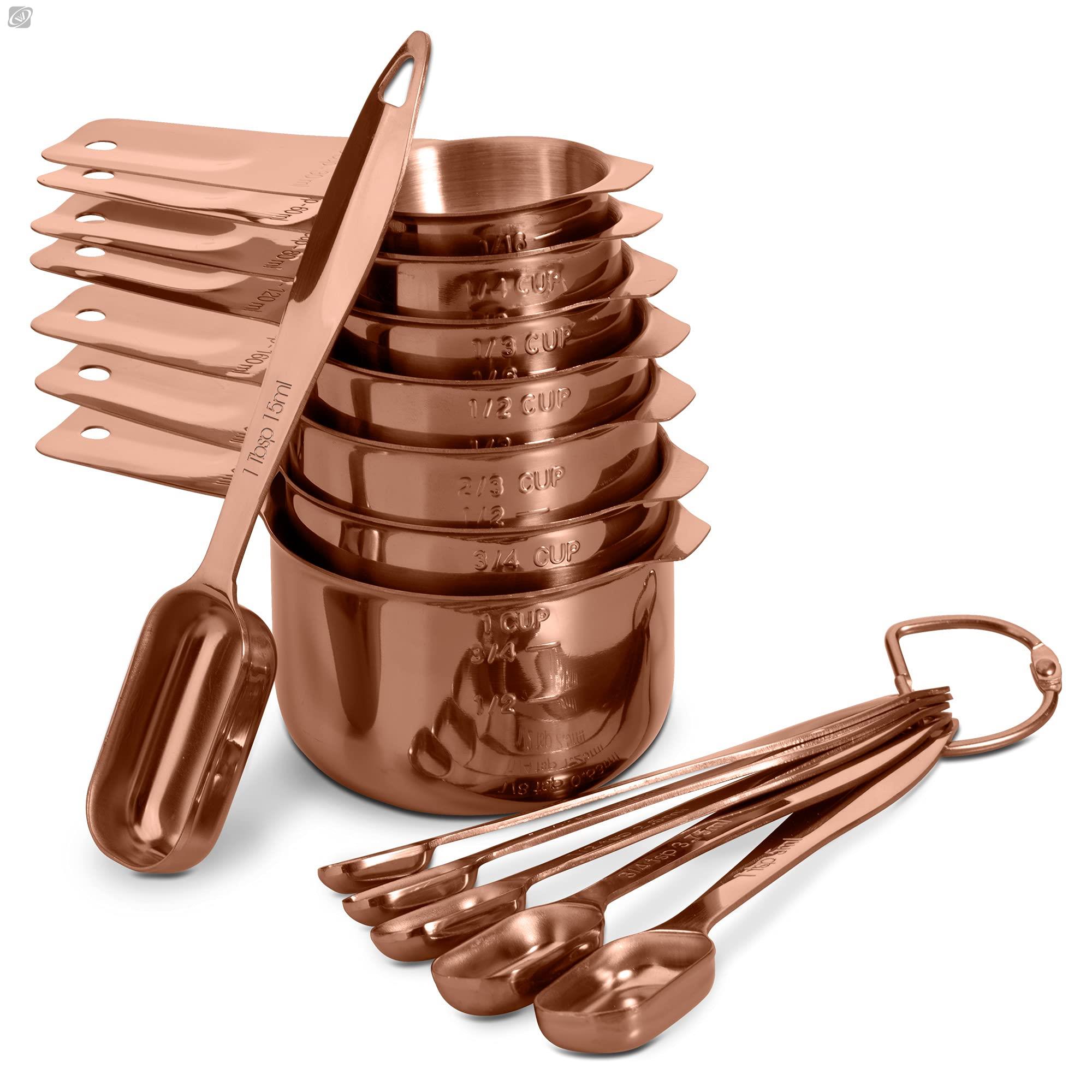 Coffee Tea Game - Juego de cucharas medidoras de acero