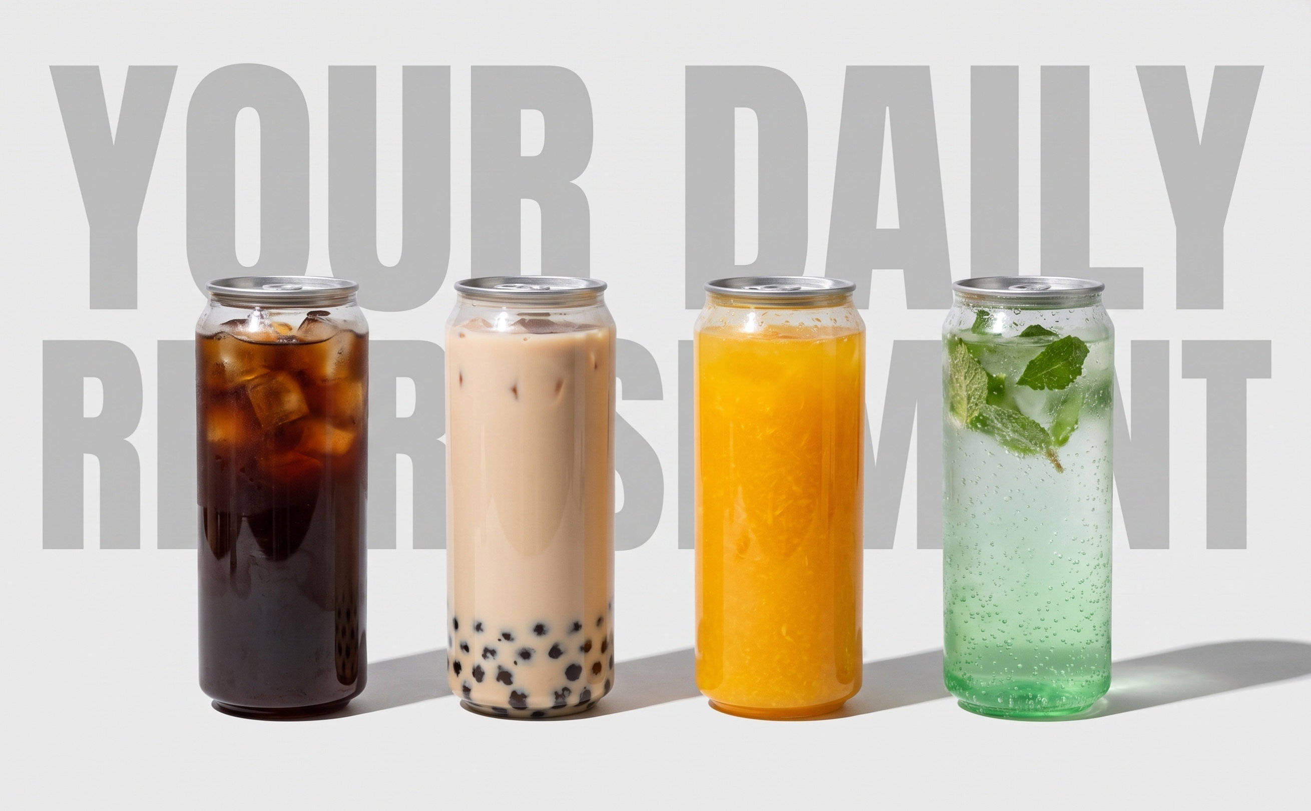 Juice Tea Coffee - 10 Frascos Portátiles Sellados para Bebidas,