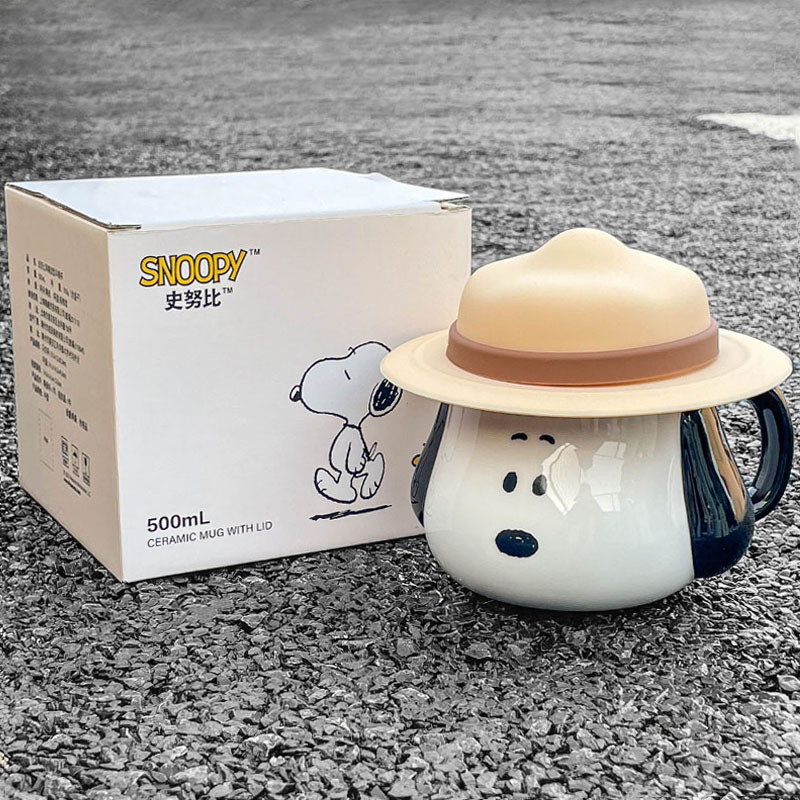 Coffee Tea Friends - Taza de Cerámica Snoopy, Linda Taza