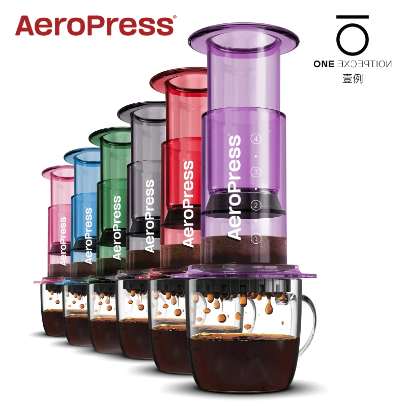 Aeropress Coffee Maker - Aeropress-cafetera transparente para elaboración a mano,
