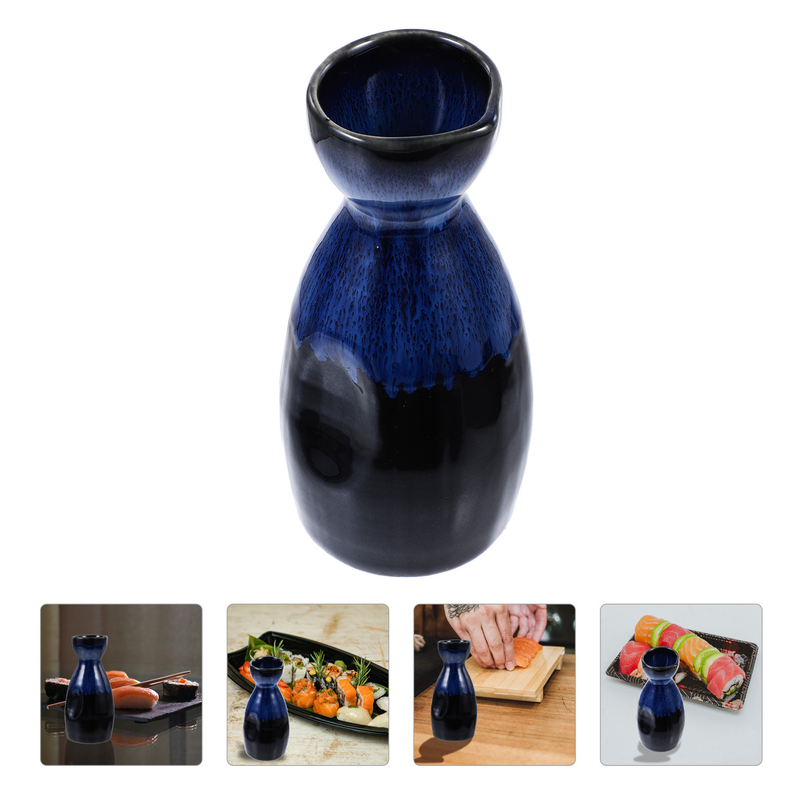 Jarra de cerámica azul estilo  - Coffee Tea Pot reseña y precio
