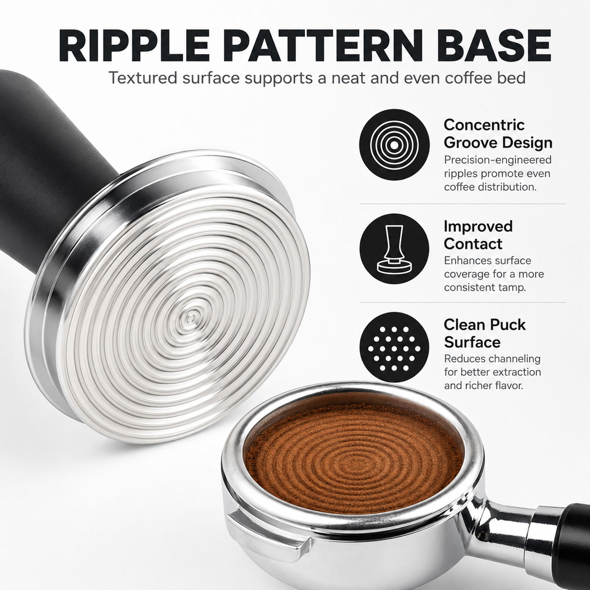 1 unidad de tamper de café de  - Coffee Tamper Leveler reseña y precio