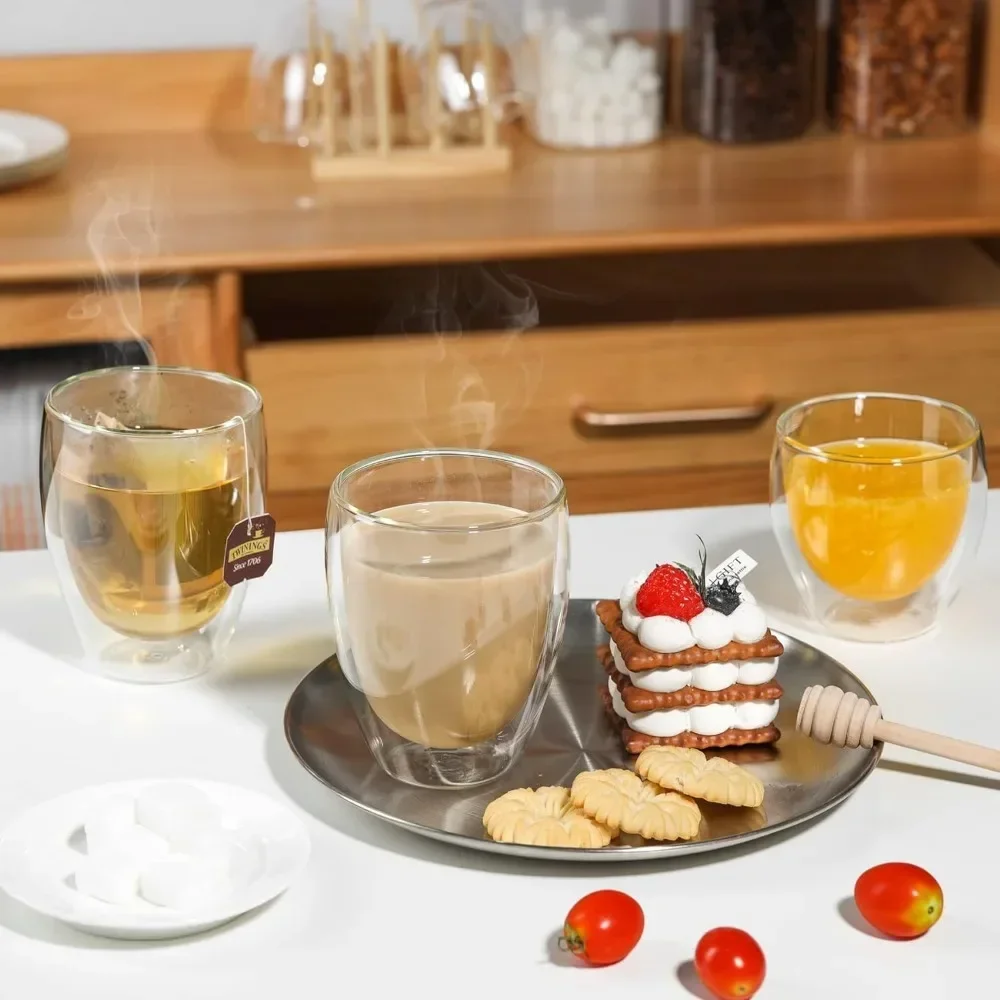 Tazas de café de vidrio transp - Juice Tea Coffee reseña y precio
