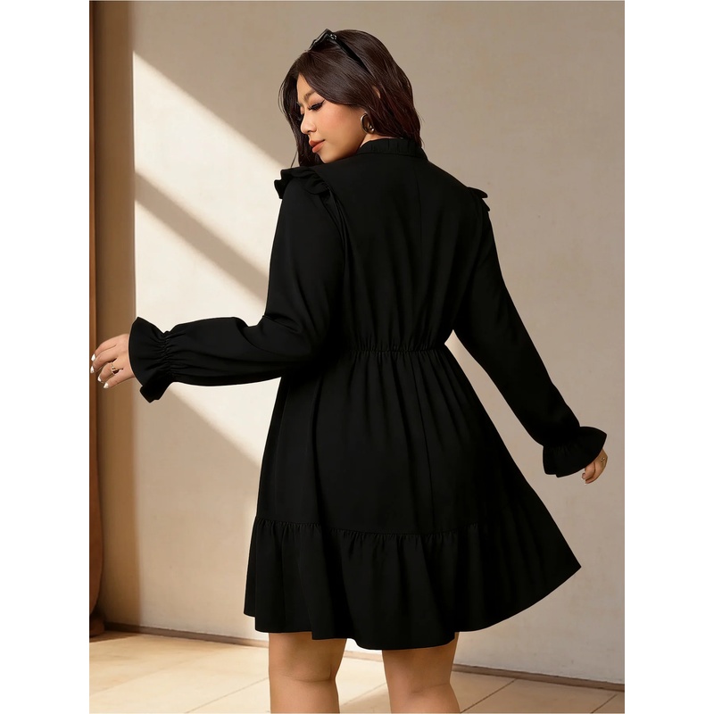 Vestido Negro Talla Grande Est - Coffee Plus Tea reseña y precio