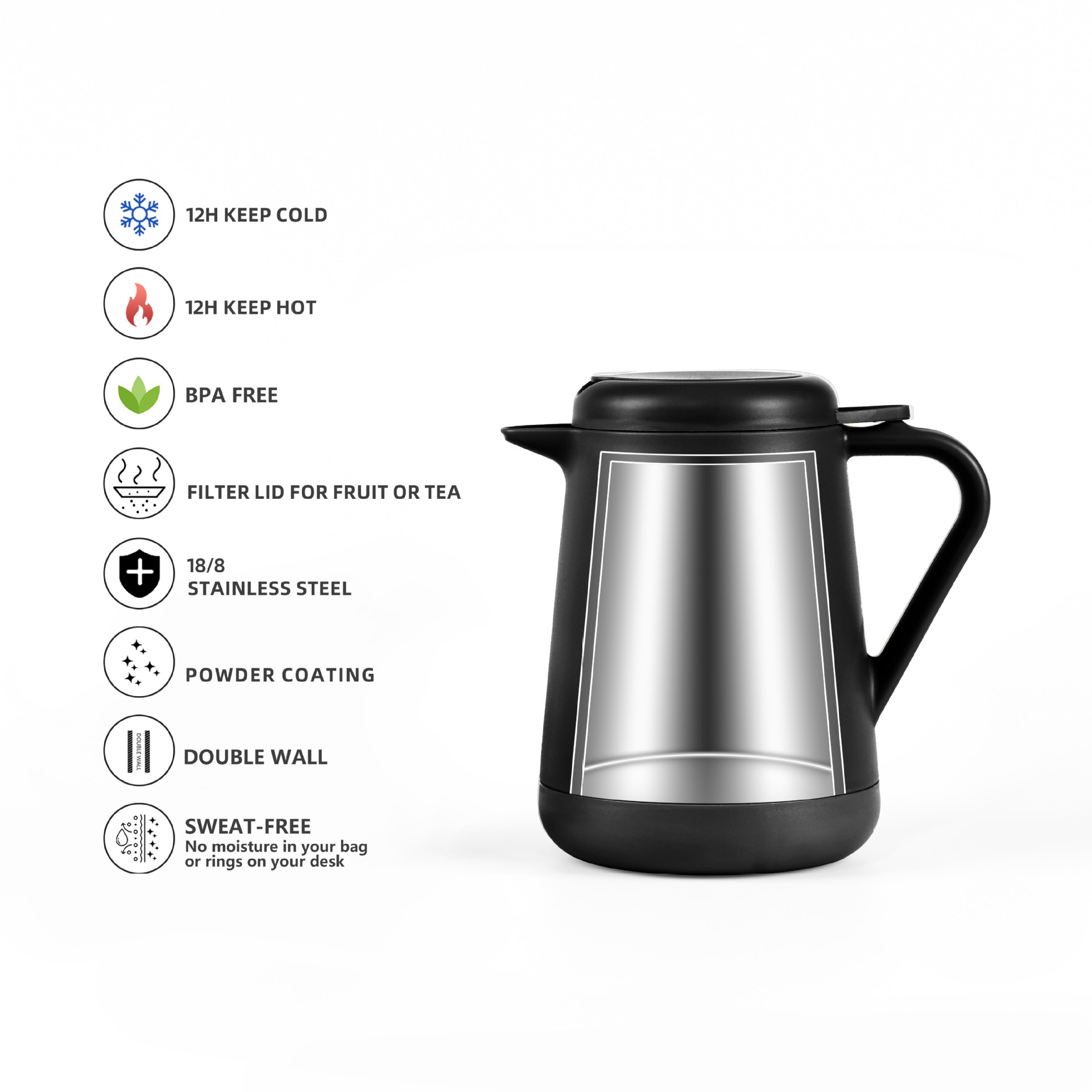 Juego de cafetera aislada de a - Coffee Tea Pot reseña y precio