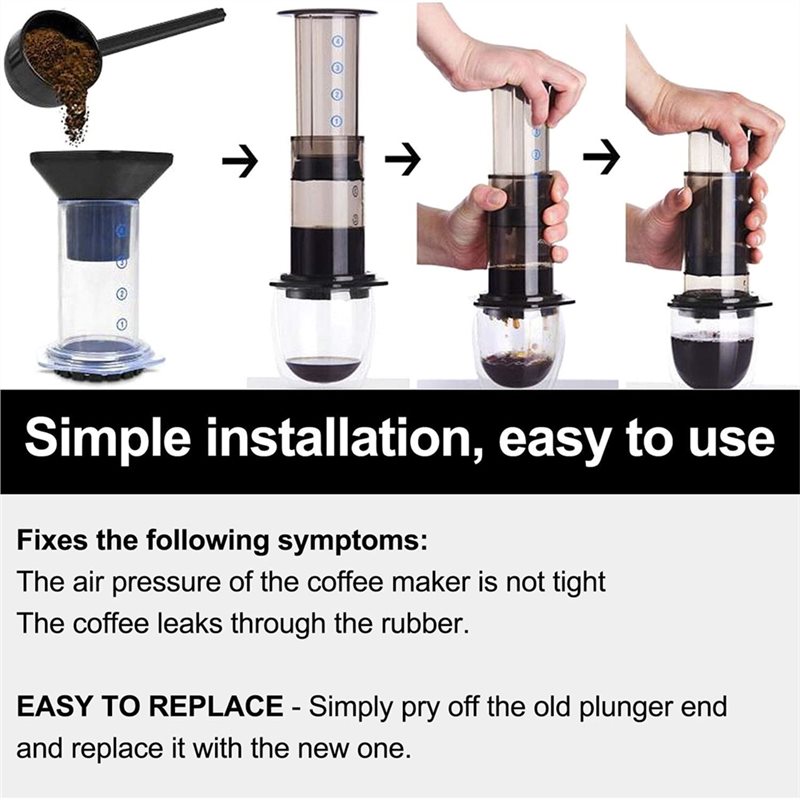 Juego de reemplazo de juntas d - Aeropress Coffee Maker reseña y precio