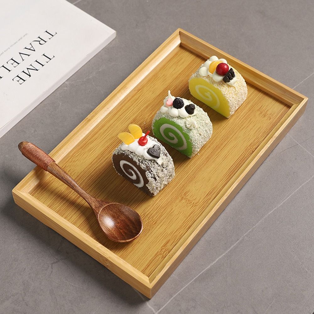 Bandeja Decorativa de Bambú Na - Coffee Tea Station reseña y precio