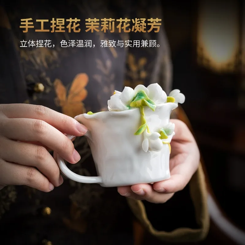Taza de cerámica con diseño de - Coffee Jasmine Tea reseña y precio