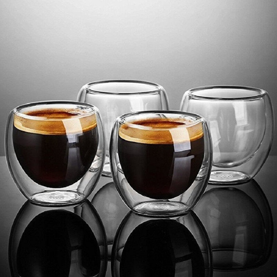 Tazas de café de vidrio de dob - Coffee Tea Game reseña y precio