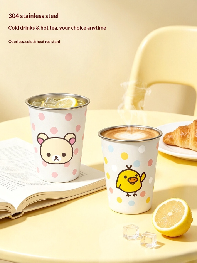 Taza de Acero Inoxidable Kawai - Juice Tea Coffee reseña y precio