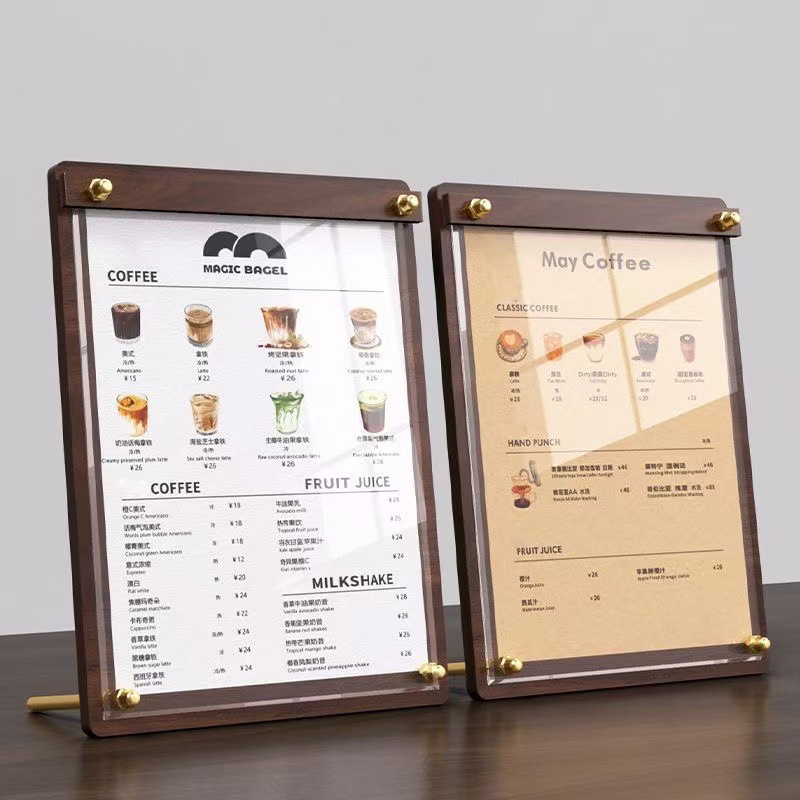 Expositor de Menú Personalizad - Coffee Tea Station reseña y precio