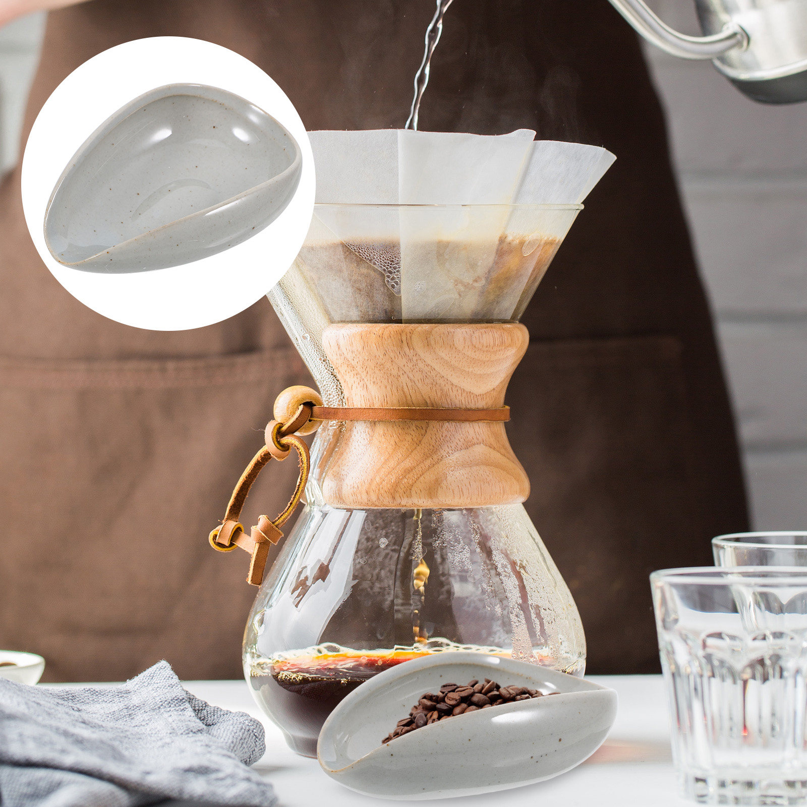 Bandeja de Cerámica para Grano - Coffee Tea Home reseña y precio