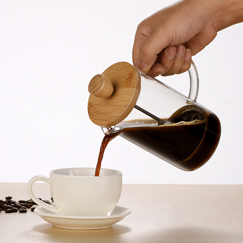 Olla de prensa de filtro franc - Coffee Tea Pot reseña y precio
