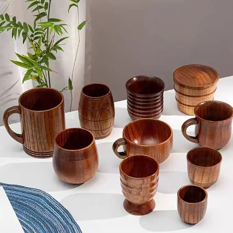 Tazas grandes de madera para e - Coffee Plus Tea reseña y precio
