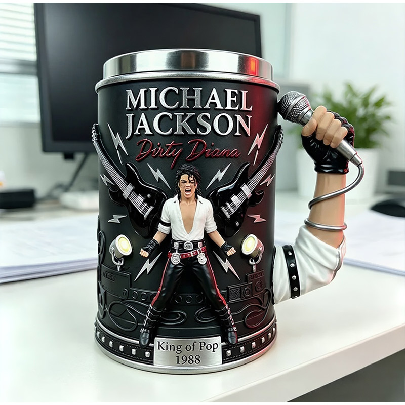 Taza de Resina 3D de Michael J - Coffee Tea Shop reseña y precio