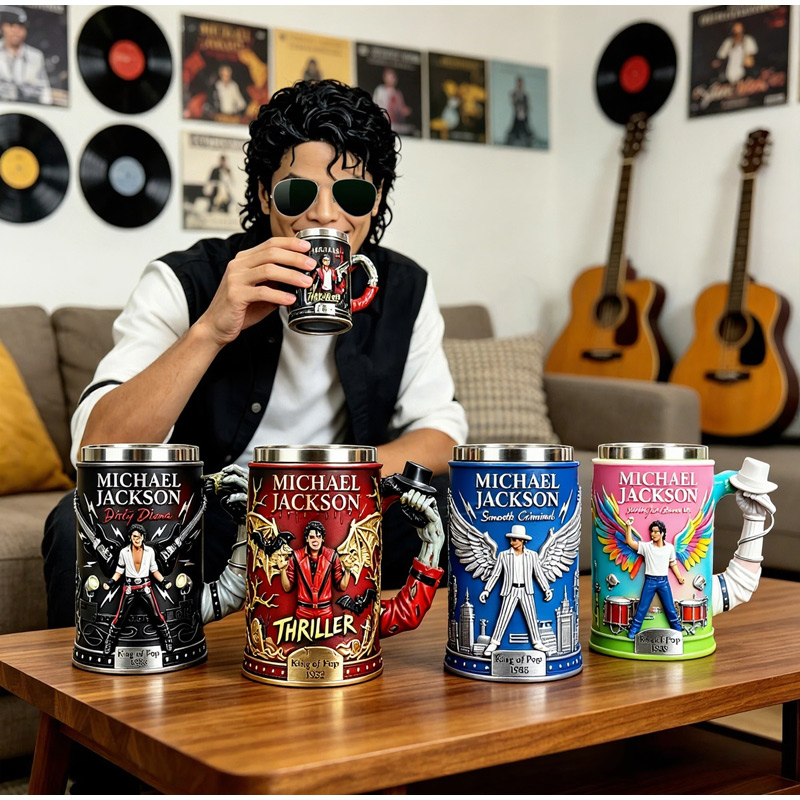 Taza de Resina 3D de Michael J - Coffee Tea Shop reseña y precio