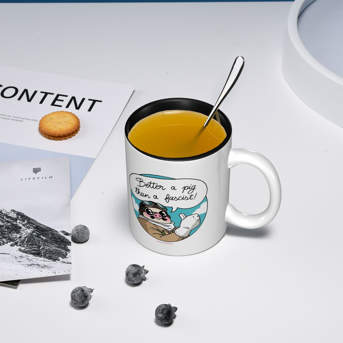 Mejor un cerdo que un fascista - Coffee Better Than Tea reseña y precio