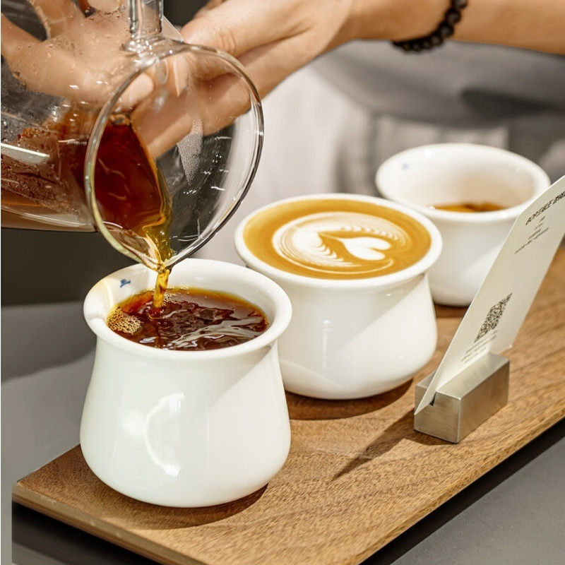 Juego de 2 tazas de cerámica T - Coffee Tea Shop reseña y precio