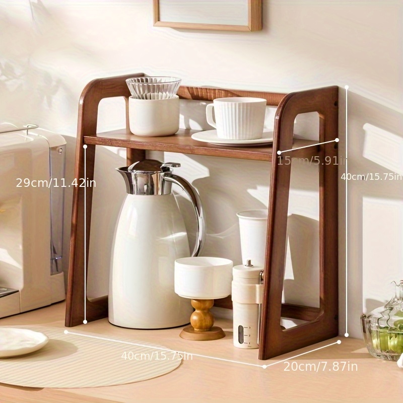 Portavasos, estante de almacen - Coffee Tea Station reseña y precio